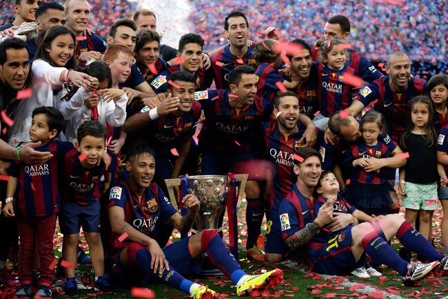 Barcelona's Title Winning Team In 2014/15