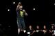 AKRON, OH - AUGUST 08: LeBron James speaks to his fans in the city of Akron after taking the stage during his Welcome Home Ceremony at Infocision Stadium at the University of Akron on August 8, 2014 in Akron, Ohio. (Photo by Ty Wright/Getty Images)