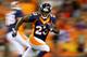 DENVER, CO - NOVEMBER 01: Ronnie Hillman #23 of the Denber Broncos runs the ball against the Green Bay Packers in the fourth quarter at Sports Authority Field at Mile High on November 1, 2015 in Denver, Colorado. The Broncos won 29-10. (Photo by Justin
