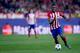 MADRID, SPAIN - OCTOBER 21: Jackson Arley Martinez of Atletico de Madrid controls the ball during the UEFA Champions League Group C match between Club Atletico de Madrid and FC Astana at Vicente Calderon stadium on October 21, 2015 in Madrid, Spain. (P