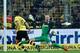 Ralf Fahrmann with one of many impressive saves, here against Henrikh Mkhitaryan