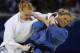 Rousey in judo action.