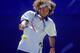 21 Sep 2000: Gustavo Kuerten of Brazil returns the ball in the Mens Singles Match against Rainer Schuttler of Germany during the 2000 Sydney Olympic Games at the New South Wales Tennis Centre in Sydney, Australia.Mandatory Credit: Nick Wilson/AUS /Allsp