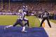 EAST RUTHERFORD, NJ - NOVEMBER 15: Odell Beckham #13 of the New York Giants cannot hold onto the ball which is broken up in the end zone by Malcolm Butler #21 of the New England Patriots in the fourth Quarter during their game at MetLife Stadium on Nove