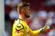 COLOGNE, GERMANY - AUGUST 01: Timo Horn of Koeln issues instructions during the Colonia Cup 2015 match between 1. FC Koeln and Stoke City FC at RheinEnergieStadion on August 1, 2015 in Cologne, Germany. (Photo by Christof Koepsel/Getty Images)