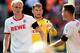 Cologne's goalkeeper Timo Horn reacts during the German first division Bundesliga football match FC Koeln v VfL Wolfsburg , on August 22, 2015 in Cologne. The match ends 1-1. AFP PHOTO / PATRIK STOLLARZ
RESTRICTIONS: DURING MATCH TIME: DFL RULES TO LIM