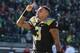 Nov 21, 2015; Eugene, OR, USA; Oregon Ducks quarterback Vernon Adams Jr. (3) points to the sky before the game against the USC Trojans at Autzen Stadium. Mandatory Credit: Scott Olmos-USA TODAY Sports