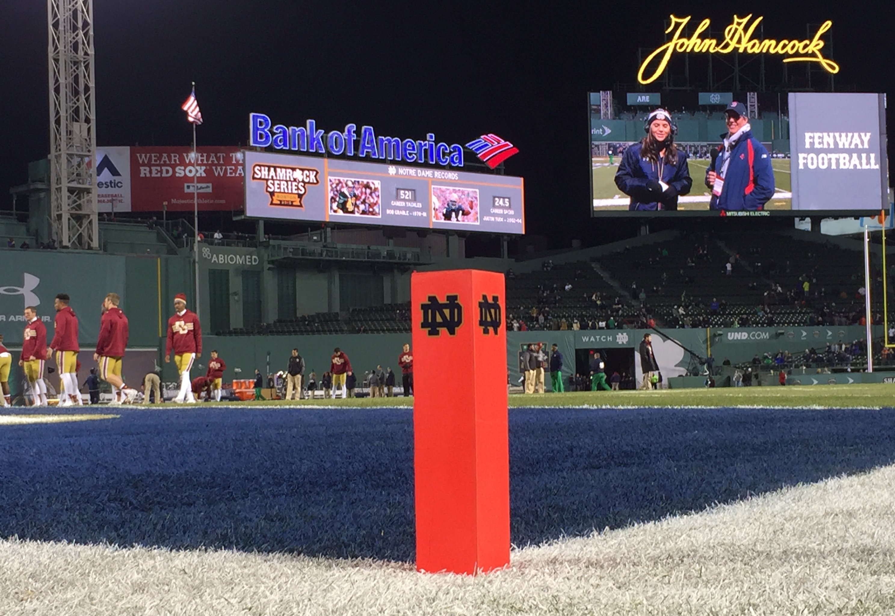 A Notre Dame Football Diary of the Historical Game at Fenway Park