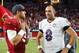 Carson Palmer (left) and Matt Schaub