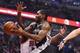 Nov 30, 2015; Chicago, IL, USA; San Antonio Spurs forward Kawhi Leonard (2) shoots the ball against Chicago Bulls guard Jimmy Butler (21) during the first quarter at the United Center. Mandatory Credit: Mike DiNovo-USA TODAY Sports