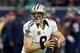 HOUSTON, TX - NOVEMBER 29: Drew Brees #9 of the New Orleans Saints during game action against the Houston Texans at NRG Stadium on November 29, 2015 in Houston, Texas. (Photo by Bob Levey/Getty Images)