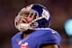 EAST RUTHERFORD, NJ - OCTOBER 11: Jasper Brinkley #53 of the New York Giants celebrates in the fourth quarter against the San Francisco 49ers at MetLife Stadium on October 11, 2015 in East Rutherford, New Jersey.The New York Giants defeated the San Franc