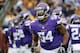 MINNEAPOLIS - DECEMBER 7: Jasper Brinkley #54 of the Minnesota Vikings runs off the field during an NFL game against the New York Jets at TCF Stadium, on December 7, 2014 in Minneapolis, Minnesota. (Photo by Tom Dahlin/Getty Images)