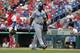 PHILADELPHIA, PA - AUGUST 6: Yasiel Puig #66 of the Los Angeles Dodgers walks back to the dugout after striking out during a game against the Philadelphia Phillies at Citizens Bank Park on August 6, 2015 in Philadelphia, Pennsylvania. The Dodgers won 10-8