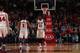 CHICAGO, IL - NOVEMBER 13: Jimmy Butler #21 of the Chicago Bulls high fives teammate Derrick Rose #1 during the game against the Charlotte Hornets on November 13, 2015 at the United Center in Chicago, Illinois. NOTE TO USER: User expressly acknowledges a