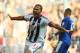 WEST BROMWICH, ENGLAND - OCTOBER 31: Salomon Rondon of West Bromwich Albion celebrates after scoring a goal to make it 1-0 during the Barclays Premier League match between West Bromwich Albion and Leicester City at The Hawthorns on October 31, 2015 in Wes