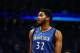 Dec 13, 2015; Phoenix, AZ, USA; Minnesota Timberwolves center Karl-Anthony Towns (32) against the Phoenix Suns at Talking Stick Resort Arena. The Suns defeated the Timberwolves 108-101. Mandatory Credit: Mark J. Rebilas-USA TODAY Sports