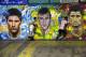 Youngsters play football in front of a mural of Argentine football player Lionel Messi (L), Brazil's player Neymar da Silva Santos Junior (C) and Portugal's player Cristiano Ronaldo at a field of Tavares Bastos shantytown (favela) in Rio de Janeiro, Brazi
