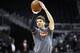 Dec 23, 2015; Atlanta, GA, USA; Atlanta Hawks guard Kyle Korver (26) shoots before a game against the Detroit Pistons at Philips Arena. Mandatory Credit: Brett Davis-USA TODAY Sports