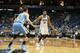 MINNEAPOLIS, MN - JANUARY 6: Karl-Anthony Towns #32 of the Minnesota Timberwolves handles the ball against the Denver Nuggets on January 6, 2016 at Target Center in Minneapolis, Minnesota. NOTE TO USER: User expressly acknowledges and agrees that, by do