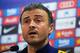 Barcelona's coach Luis Enrique speaks during a press conference at the Sports Center FC Barcelona Joan Gamper in Sant Joan Despi, near Barcelona on January 1, 2016. AFP PHOTO/ PAU BARRENA / AFP / PAU BARRENA (Photo credit should read PAU BARRENA/
