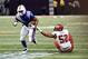 NEW ORLEANS, LA - DECEMBER 19: Kenneth Dixon #1 of the Louisiana Tech Bulldogs avoids a tackle by Quanterio Heath #52 of the Arkansas State Red Wolves during the R+L Carriers New Orleans Bowl at the Mercedes-Benz Superdome on December 19, 2015 in New Orl