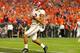 GLENDALE, AZ - JANUARY 11: O.J. Howard #88 of the Alabama Crimson Tide scores a 51 yard touchdown in the fourth quarter against the Clemson Tigers during the 2016 College Football Playoff National Championship Game at University of Phoenix Stadium on Jan