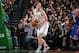 BOSTON, MA - DECEMBER 27: Kelly Olynyk #41 of the Boston Celtics handles the ball against the New York Knicks on December 27, 2015 at the TD Garden in Boston, Massachusetts. NOTE TO USER: User expressly acknowledges and agrees that, by downloading and o