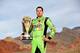LAS VEGAS, NV - DECEMBER 03: NASCAR Sprint Cup Champion Kyle Busch poses at Red Rock Canyon National Conservation Area on December 3, 2015 in Las Vegas, Nevada. (Photo by Chris Graythen/Getty Images)