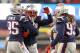 FOXBORO, MA - JANUARY 16: Dont'a Hightower #54 of the New England Patriots celebrates with Chandler Jones #95 and Jabaal Sheard #93 after a play in the second half against the Kansas City Chiefs during the AFC Divisional Playoff Game at Gillette Stadium o