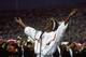 TAMPA, FL - JANUARY 27: Whitney Houston sings the National Anthem before a game with the New York Giants taking on the Buffalo Bills prior to Super Bowl XXV at Tampa Stadium on January 27, 1991 in Tampa, Florida. The Giants won 20-19. (Photo by George Ro