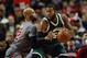 Jan 5, 2016; Chicago, IL, USA; Milwaukee Bucks center Greg Monroe (15) works against Chicago Bulls forward Taj Gibson (22) during the first half at United Center. Mandatory Credit: Kamil Krzaczynski-USA TODAY Sports
