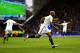LIVERPOOL, ENGLAND - JANUARY 24: Andre Ayew of Swansea City celebrates after scoring his team's second goal during the Barclays Premier League match between Everton and Swansea City at Goodison Park on January 24, 2016 in Liverpool, England. (Photo by C