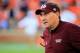 AUBURN, AL - SEPTEMBER 26: Head coach Dan Mullen of the Mississippi State Bulldogs looks on during warm ups prior to the game against the Auburn Tigers at Jordan Hare Stadium on September 26, 2015 in Auburn, Alabama. (Photo by Daniel Shirey/Getty Images