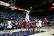 BERKELEY, CA - DECEMBER 09: Jaylen Brown #0 of the California Golden Bears dunks the ball during their game against the Incarnate Word Cardinals at Haas Pavilion on December 9, 2015 in Berkeley, California. (Photo by Ezra Shaw/Getty Images)