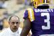 Former LSU defensive coordinator John Chavis and Clifton Garrett