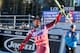 On the comeback trail, Svindal celebrates his first win of the season, the Lake Louise downhill in Canada.