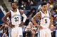 MEMPHIS, TN - DECEMBER 14: Jeff Green #32 and Courtney Lee #5 of the Memphis Grizzlies during the game against the Washington Wizards on December 14, 2015 at FedExForum in Memphis, Tennessee. NOTE TO USER: User expressly acknowledges and agrees that, by d