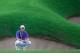A couple of bogeys on the back nine halted the American's momentum.