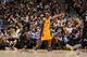 LOS ANGELES, CA - FEBRUARY 2: Kobe Bryant #24 of the Los Angeles Lakers stands on the court during the game against the Minnesota Timberwolves on February 2, 2016 at STAPLES Center in Los Angeles, California. NOTE TO USER: User expressly acknowledges and