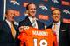 Elway played a large role in convincing Manning to sign with the Broncos.