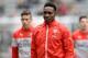 Arsenal's English striker Danny Welbeck warms up prior to the English Premier League football match between Newcastle and Arsenal at St James Park, Newcastle-Upon-Tyne, north east England on March 21, 2015. AFP PHOTO / OLI SCARFF
RESTRICTED TO EDITORIAL