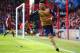 BOURNEMOUTH, ENGLAND - FEBRUARY 07: Alex Oxlade-Chamberlain of Arsenal celebrates as he scores their second goal during the Barclays Premier League match between A.F.C. Bournemouth and Arsenal at the Vitality Stadium on February 7, 2016 in Bournemouth, E