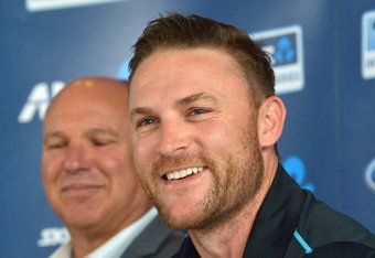 CHRISTCHURCH, NEW ZEALAND - DECEMBER 22:  New Zealand Black Caps captain Brendon McCullum speaks during a press conference to announce his retirement from all international cricket at the end of this summer on December 22, 2015 in Christchurch, New Zealan