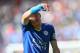 LEICESTER, ENGLAND - SEPTEMBER 26: A dejected looking Jamie Vardy of Leicester City during the Barclays Premier League match between Leicester City and Arsenal at The King Power Stadium on September 26, 2015 in Leicester, United Kingdom. (Photo by Cathe