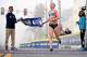SANTA MONICA, CA - FEBRUARY 14: Nataliya Lehonkova of Ukraine takes first place in the 2016 Skechers Performance Los Angeles Marathon on February 14, 2016 in Santa Monica, California. (Photo by Jonathan Moore/Getty Images)