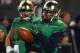 BOSTON, MA - NOVEMBER 21: Will Fuller #7 of the Notre Dame Fighting Irish misses a pass from DeShone Kizer #14 during the second half against the Boston College Eagles at Fenway Park on November 21, 2015 in Boston, Massachusetts. The Fighting Irish defea