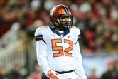 Nov 1, 2014; Columbus, OH, USA; Illinois Fighting Illini linebacker T.J. Neal (52) against the Ohio State Buckeyes at Ohio Stadium. Mandatory Credit: Andrew Weber-USA TODAY Sports