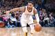 OKLAHOMA CITY, OK- JANUARY 29: D.J. Augustin #14 of the Oklahoma City Thunder handles the ball against the Houston Rockets on January 29, 2016 at Chesapeake Energy Arena in Oklahoma City, Oklahoma. NOTE TO USER: User expressly acknowledges and agrees tha