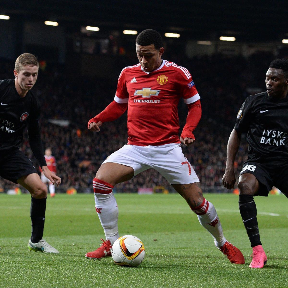 Memphis Depay Shows Off Brilliant Skill Move In Man Utd S Win Over Midtjylland Bleacher Report Latest News Videos And Highlights